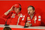 Kimi Räikkönen und Jean Todt (Teamchef) (Ferrari) 