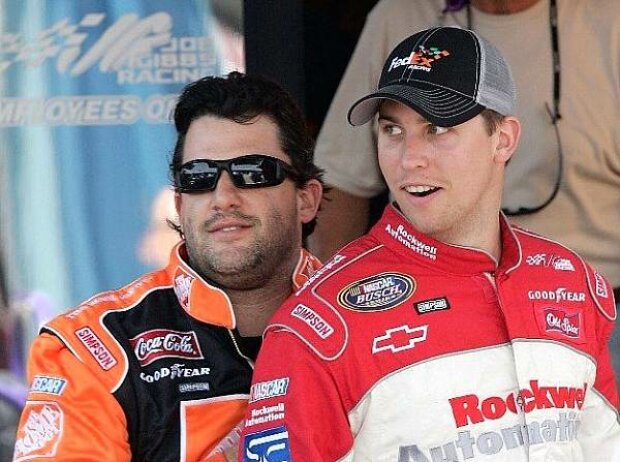 Denny Hamlin Tony Stewart Denny Hamlin Tony Stewart