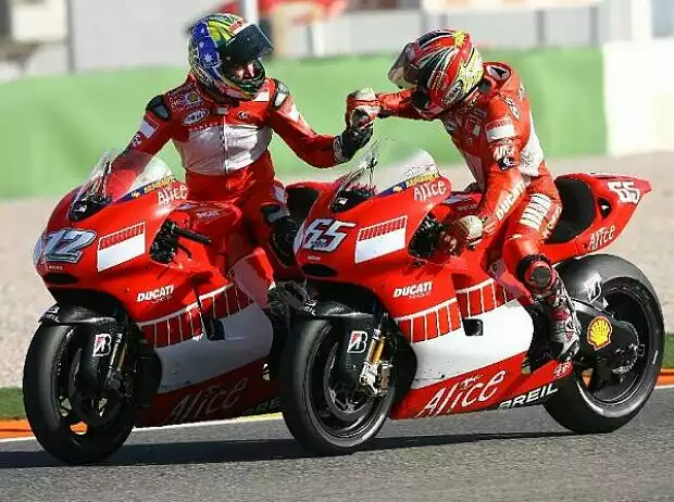 Troy Bayliss und Loris Capirossi Titel-Bild zur News: Troy Bayliss und Loris Capirossi