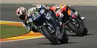 Marco Melandri vor Nicky Hayden
