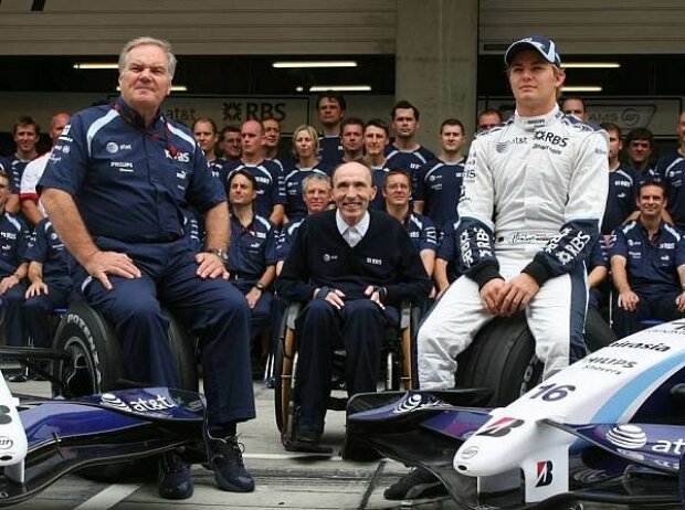 Titel-Bild zur News: Patrick Head, Frank Williams, Nico Rosberg