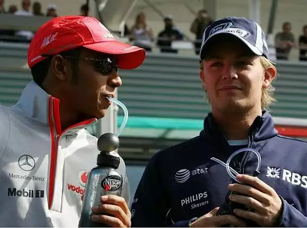 Lewis Hamilton und Nico Rosberg Titel-Bild zur News: Lewis Hamilton und Nico Rosberg