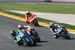  John Hopkins vor Nicky Hayden und Marco Melandri