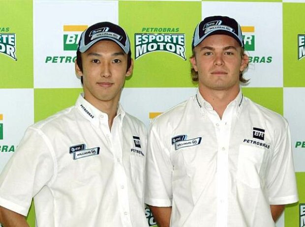 Titel-Bild zur News: Kazuki Nakajima Nico Rosberg