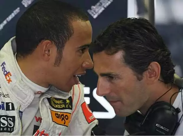 Lewis Hamilton und Pedro de la Rosa Titel-Bild zur News: Lewis Hamilton und Pedro de la Rosa