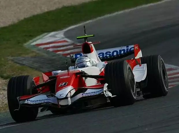 Titel-Bild zur News: Jarno Trulli Toyota Barcelona Test