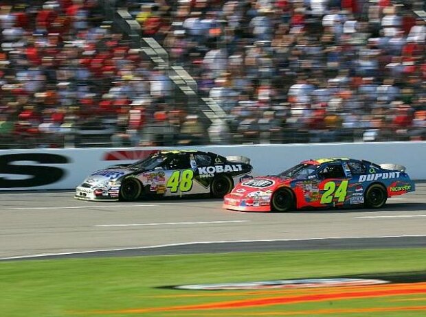 Jimmie Johnson Jeff Gordon Jimmie Johnson Jeff Gordon