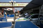 Das BMW Team Germany im Fahrerlager