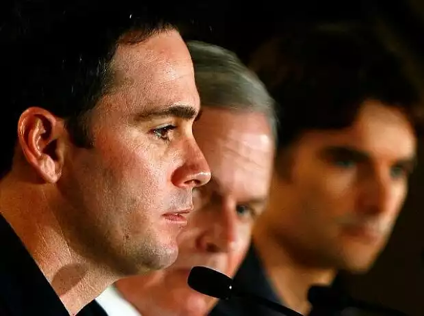 Jimmie Johnson Rick Hendrick Jeff Gordon Titel-Bild zur News: Jimmie Johnson Rick Hendrick Jeff Gordon