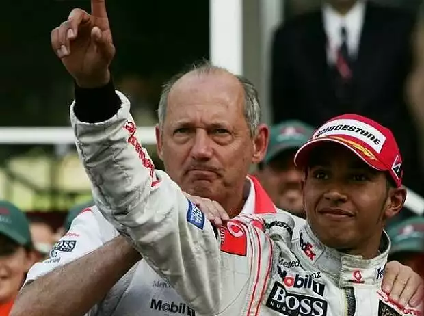 Ron Dennis, Lewis Hamilton Titel-Bild zur News: Ron Dennis, Lewis Hamilton