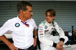 Mario Theissen (BMW Motorsport Direktor) mit Augusto Farfus (BMW Team Germany) 