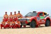 Bild zum Inhalt: Mitsubishi präsentiert Team für die Dakar 2008