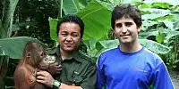 Sergio Jimenez auf der Insel Borneo