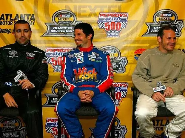 Dario Franchitti Partrick Carpentier Jacques Villeneuve Titel-Bild zur News: Dario Franchitti Partrick Carpentier Jacques Villeneuve