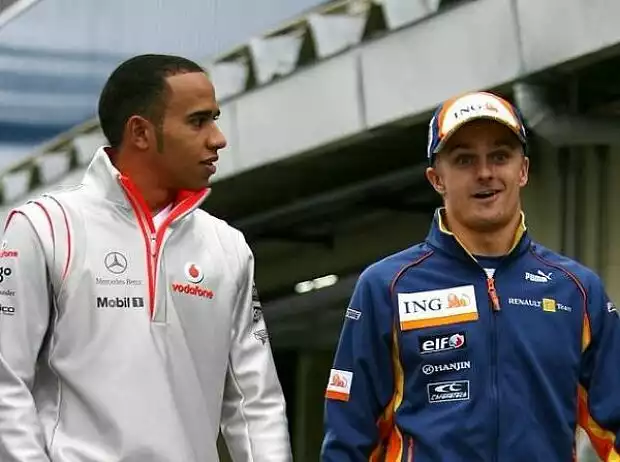 Lewis Hamilton, Heikki Kovaleinen Titel-Bild zur News: Lewis Hamilton, Heikki Kovaleinen