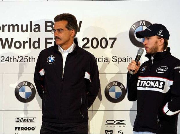 Mario Theissen und Nick Heidfeld Mario Theissen und Nick Heidfeld