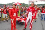 Felipe Massa und Michael Schumacher