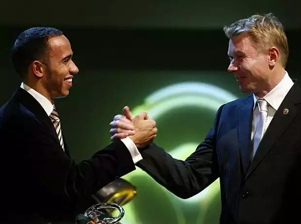 Lewis Hamilton und Mika Häkkinen Titel-Bild zur News: Lewis Hamilton und Mika Häkkinen