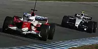 Timo Glock vor Nico Hülkenberg