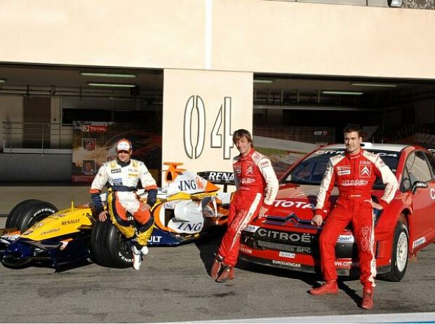 Titel-Bild zur News: Heikki Kovalainen, Sébastien Loeb, Daniel Sordo