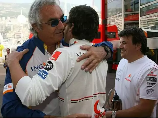 Titel-Bild zur News: Flavio Briatore und Fernando Alonso