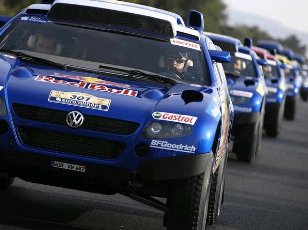 Titel-Bild zur News: Volkswagen Race Touareg in Lissabon