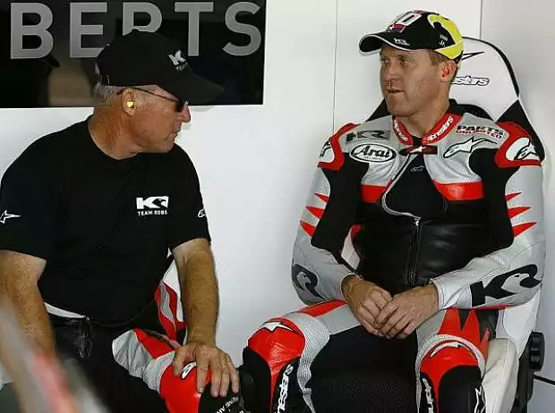 Kenny Roberts sen. und Kenny Roberts jun. Titel-Bild zur News: Kenny Roberts sen. und Kenny Roberts jun.