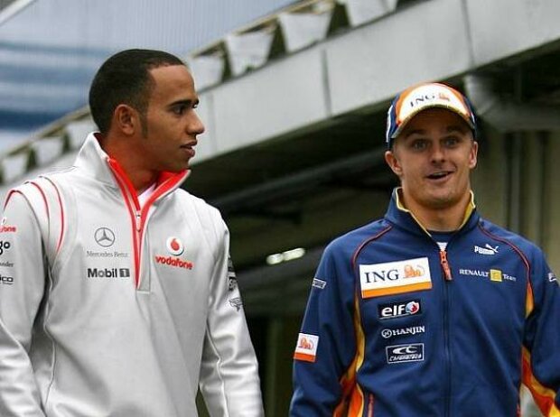 Titel-Bild zur News: Lewis Hamilton, Heikki Kovaleinen