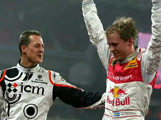 Michael Schumacher, Mattias Ekström Titel-Bild zur News: Michael Schumacher, Mattias Ekström