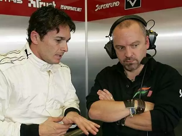 Titel-Bild zur News: Giancarlo Fisichella, Mike Gascoyne