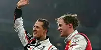 Michael Schumacher und Mattias Ekström