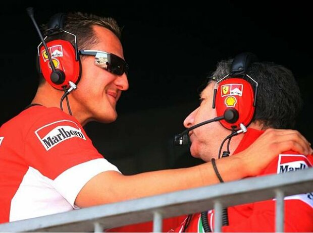 Michael Schumacher mit Jean Todt