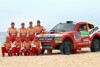 Bild zum Inhalt: Mitsubishi auf Rekordjagd im Wüstensand