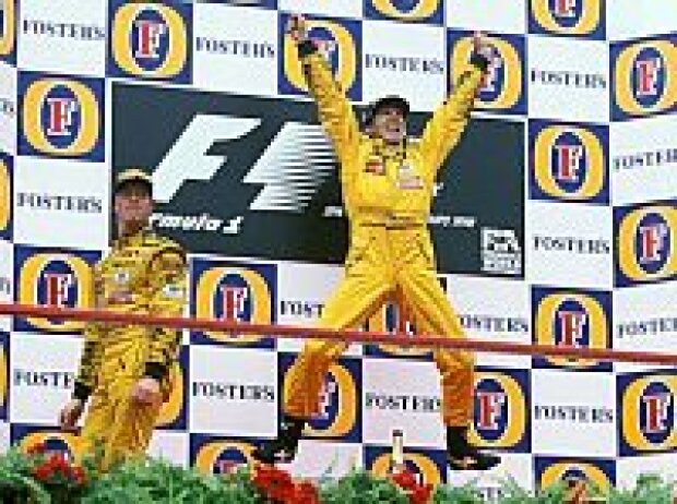 Ralf Schumacher und Damon Hill