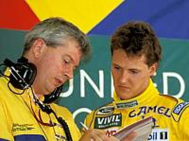 Pat Symonds und Michael Schumacher Pat Symonds und Michael Schumacher