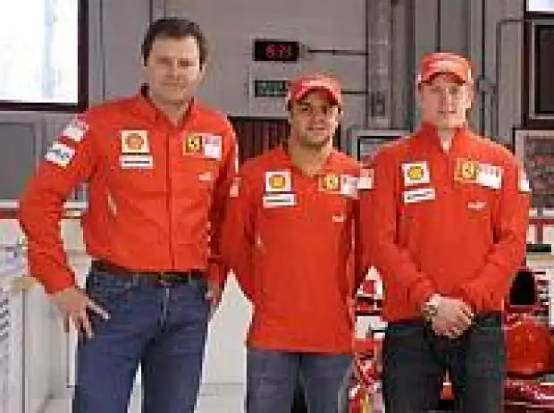 Aldo Costa, Felipe Massa und Kimi Räikkönen Titel-Bild zur News: Aldo Costa, Felipe Massa und Kimi Räikkönen