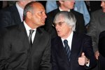 Ron Dennis (Teamchef) (McLaren-Mercedes) und Bernie Ecclestone (Formel-1-Chef) 