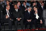 Bernie Ecclestone (Formel-1-Chef) Norbert Haug (Mercedes-Motorsportchef) Ron Dennis (Teamchef) (McLaren-Mercedes) 