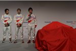 Jarno Trulli Kamui Kobayashi Timo Glock (Toyota) 