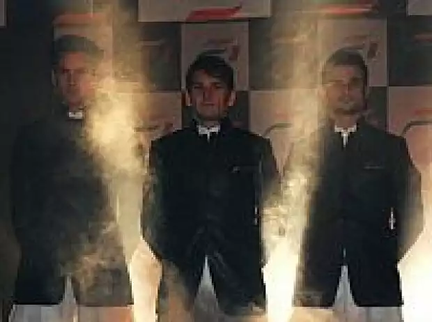 Titel-Bild zur News: Adrian Sutil, Giancarlo Fisichella und Vitantonio Liuzzi
