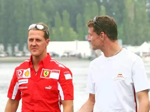 Michael Schumacher und David Coulthard Titel-Bild zur News: Michael Schumacher und David Coulthard