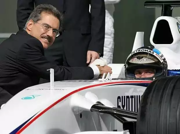 Mario Theissen, Nick Heidfeld Titel-Bild zur News: Mario Theissen, Nick Heidfeld