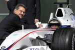 Mario Theissen (BMW Motorsport Direktor) und Nick Heidfeld (BMW Sauber F1 Team) 