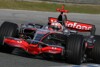 Bild zum Inhalt: McLaren-Mercedes mit ersten Long Runs