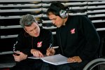 Besprechung bei Haas: Matt Borland und Crew Chief Bootie Barker 