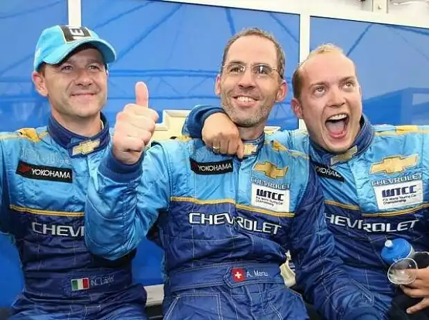 Nicola Larini, Alain Menu, Rob Huff Titel-Bild zur News: Nicola Larini, Alain Menu, Rob Huff