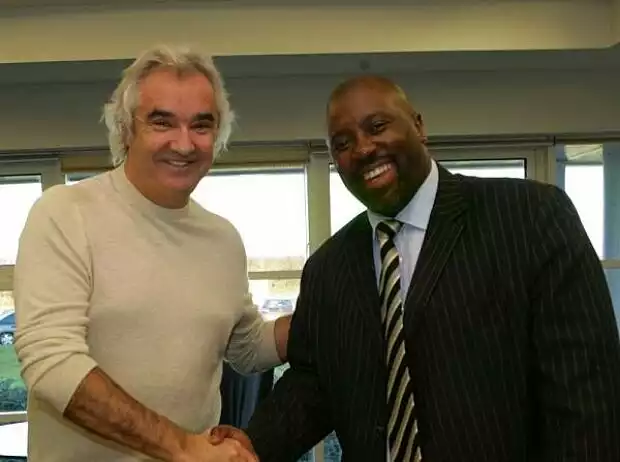 Flavio Briatore und Paul Mashatile Titel-Bild zur News: Flavio Briatore und Paul Mashatile