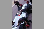 Rubens Barrichello im neuen Honda RA108