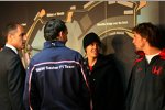 Robert Kubica (BMW Sauber F1 Team), Sebastian Vettel (Toro Rosso) und Jenson Button (Honda F1 Team), Pressekonferenz zur Vorstellung des Straßenkurses in Valencia  