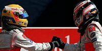 Bild zum Inhalt: Hamilton beginnt gegen Alonso zu schimpfen